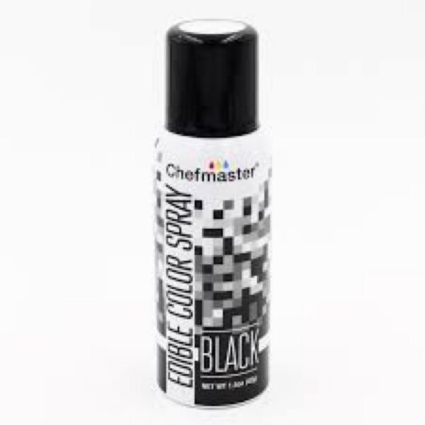 Chefmaster Edible Colour Spray Black 42g
